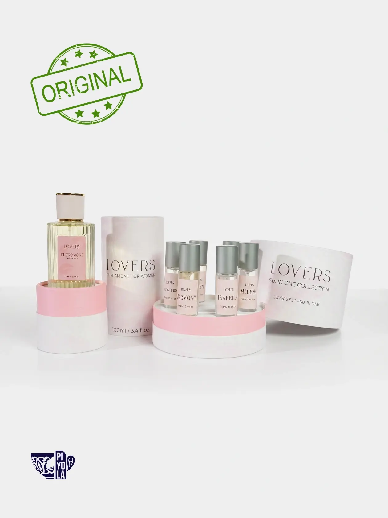 "LOVERS"π Pheromone for women 100 ml + "LOVERS SET" six in one collection