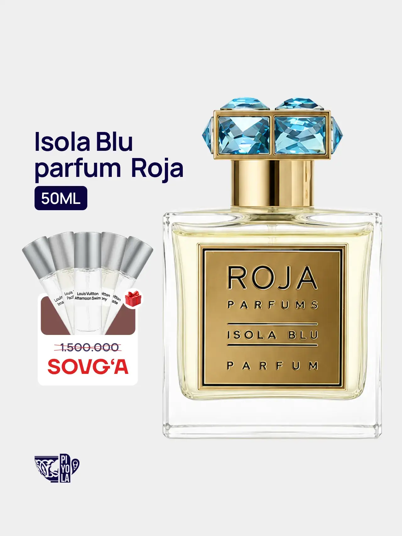 Roja Parfums Isola Blu Parfum, 50 ml - Bonus PREMIUM PARFUM 5 ta nabor