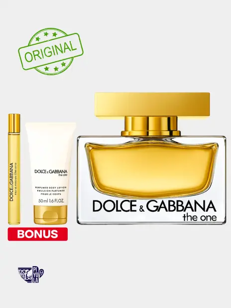 Dolce & Gabbana The One Women Set (EDP 75ml + EDP 10ml + Body Lotion 50ml) Ayollar uchun atir to‘plami
