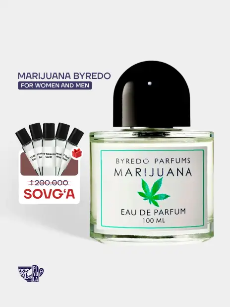 Byredo Marijuana 100ml + Bonus 5ta TFdan podarochniy nabor