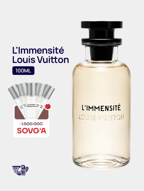 Louis Vuitton L'Immensité erkaklar atiri, 100 ml - Bonus PREMIUM PARFUME 5 ta mahsulotdan iborat nabor