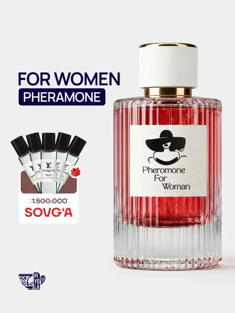 For Women Pheromone Perfume 50ml + Bonus 🎁  5 ta podarochniy nabor